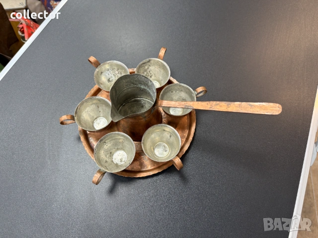 Кован меден сервиз за кафе. №7872