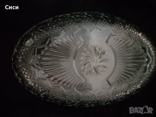 Овално плато кристал, снимка 4 - Форми - 37756314