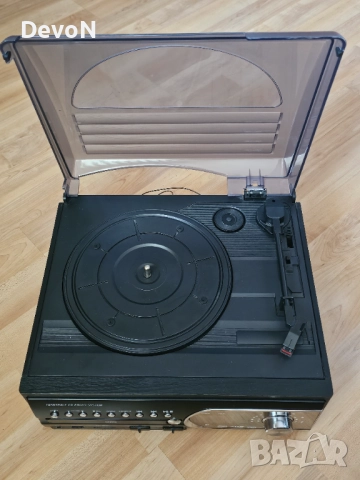 Аудиосистема с грамофон , CD/mp3 , радио , касета, снимка 14 - Радиокасетофони, транзистори - 51705925