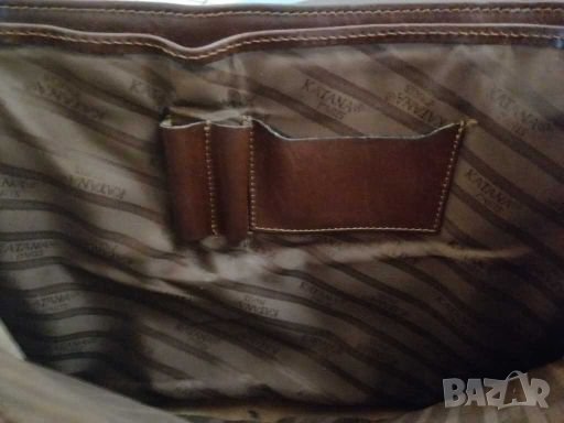 Оригинална кожена мъжка чанта KATANA,Франция. , снимка 9 - Чанти - 27968814