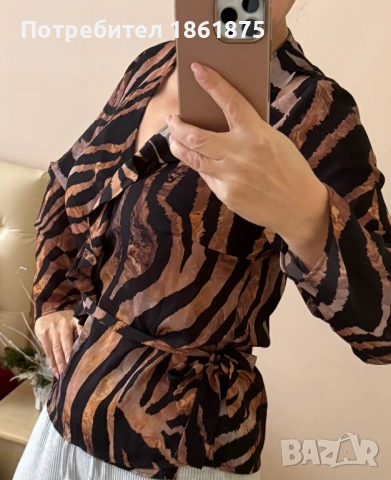 Дамска ефирна ризка , снимка 2 - Ризи - 53045953