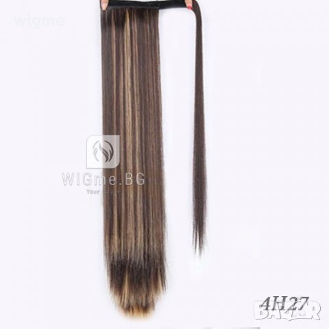 Прави опашки с велкро закрепване, снимка 9 - Аксесоари за коса - 28692624