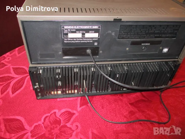 SIEMENS - RS 444-RC 444, снимка 8 - Ресийвъри, усилватели, смесителни пултове - 49098432