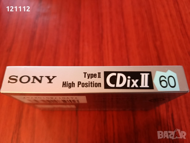 Аудио касета Sony CDixII 60, снимка 3 - Аудио касети - 52790191