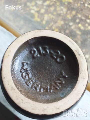 Ваза немска керамика лава, снимка 6 - Антикварни и старинни предмети - 53453086