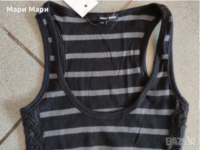 Потник от рипс с кант от дантела, снимка 3 - Потници - 28370811