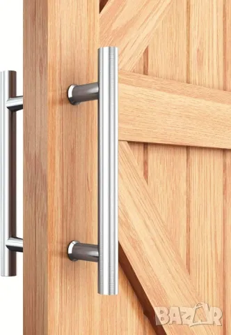 Двустранна дръжка за бутане – дърпане на стъклена или плътна врата., снимка 3 - Входни врати - 49637068