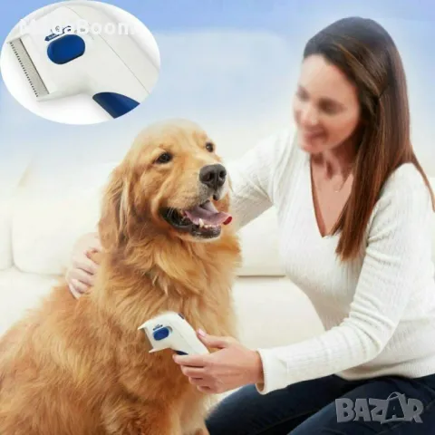 Електрически гребен за убиване и почистване от бълхи на домашни животни, снимка 2 - За кучета - 48504484