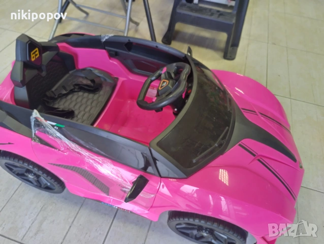 X Акумулаторна кола CORDOBA розова, снимка 4 - Детски велосипеди, триколки и коли - 53569563