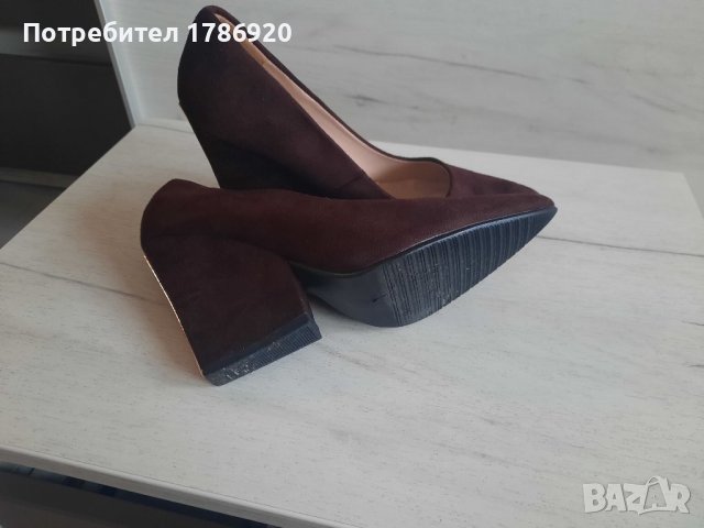 Дамски обувки на дебел ток, снимка 3 - Дамски елегантни обувки - 39870815