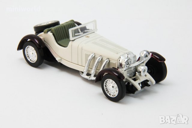 Mercedes-Benz SSKL 1931 - мащаб 1:43 на New Ray модела е нов в кутия с подложка, снимка 1 - Колекции - 28109273