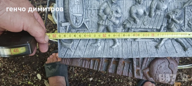 Чугунени пана  фигурален чугун , снимка 7 - Антикварни и старинни предмети - 51066654