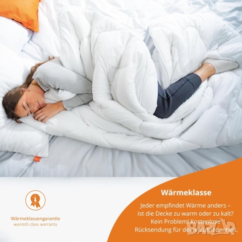 Луксозна Завивка/Одеяло Sleepling 196276 4-Сезонна Duvet 240x260см, OEKO-TEX Standard 100 Сертификат, снимка 7 - Олекотени завивки и одеяла - 52122380