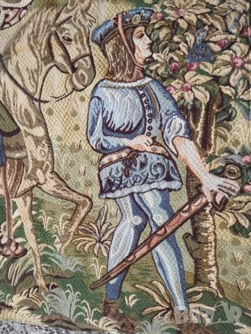 стар килим за стена-викториански мотив, снимка 3 - Други ценни предмети - 47738478