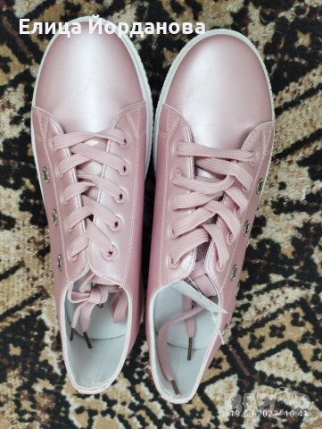 нови розови обувки, снимка 8 - Дамски ежедневни обувки - 40055264