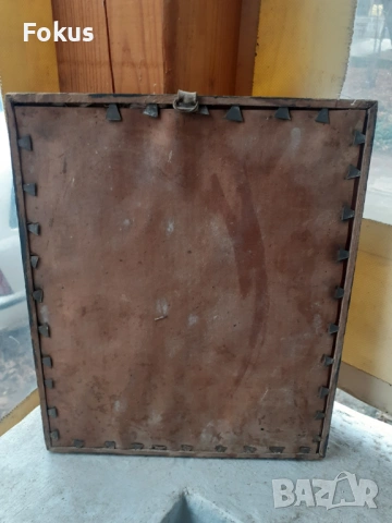 Много стара рядка руска икона литография в рамка, снимка 6 - Антикварни и старинни предмети - 53394308