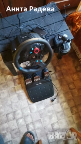 Кормило с комплект педали и скоростен лост, снимка 6 - Аксесоари - 51815910