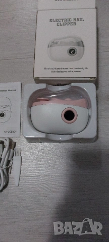 Професионална електрическа нокторезачка 2-в-1 M-USB004 с LED светлина и USB зареждане, снимка 5 - Други - 53232306