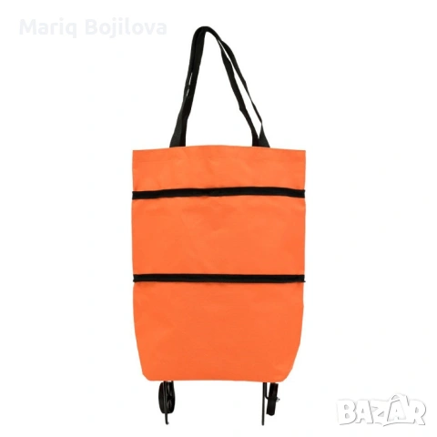 Мултифункционална сгъваема пазарска чанта с механизъм на колела., снимка 4 - Други стоки за дома - 53406826