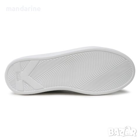 KARL LAGERFELD № 42 🍊 Мъжки кожени спортни обувки "BLACK & BEIGE" нови с кутия, снимка 10 - Спортно елегантни обувки - 43024137