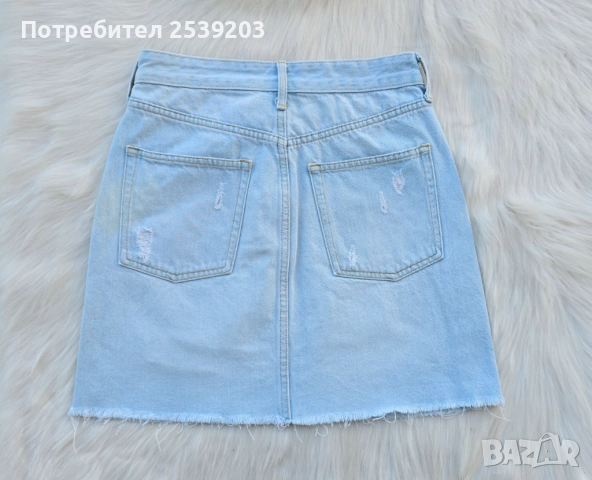 Дънкова пола H&M размер XS-S, снимка 2 - Поли - 51492820