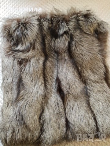 Елек,италиански,нов,сребърна лисица,цели кожи,висок клас,качество, снимка 2 - Елеци - 34871475