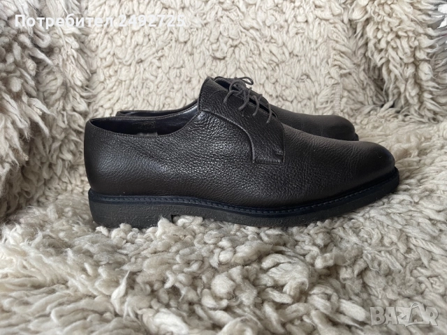 Обувки мъжки PAKERSON естествена кожа Италия, снимка 2 - Мъжки боти - 45872850