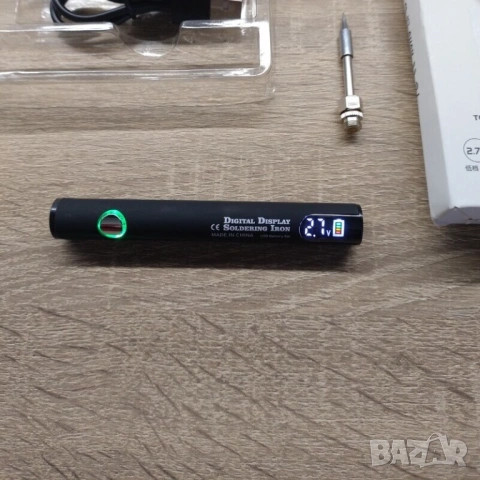 Преносим цифров поялник, регулиране на температурата, USB-C зареждане, снимка 9 - Друга електроника - 53303514