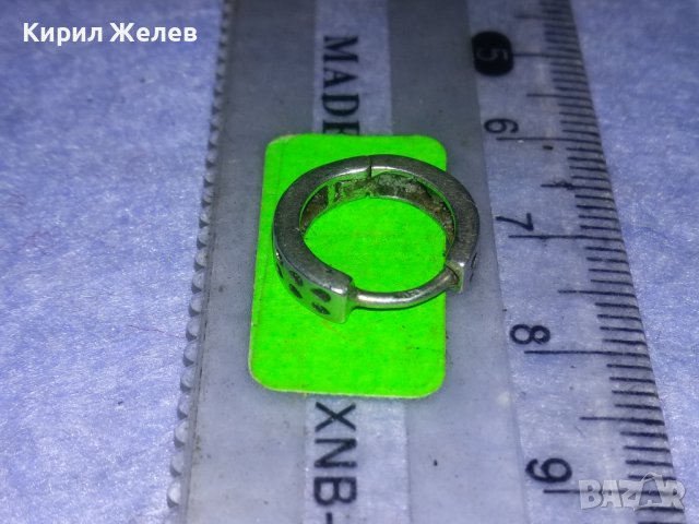 СТАРА СРЕБЪРНА РЕТРО - АРТ СРЕБЪРНА ОБЕЦА СРЕБРО 925 АЖУРНА РЪЧНА МАЙСТОРСКА ИЗРАБОТКА 26345, снимка 7 - Обеци - 40758704