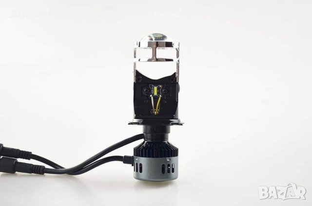 Комплект LED Mini H4 Крушки, Проектор, Automat, 6000K 36W 12V, снимка 5 - Аксесоари и консумативи - 27782312