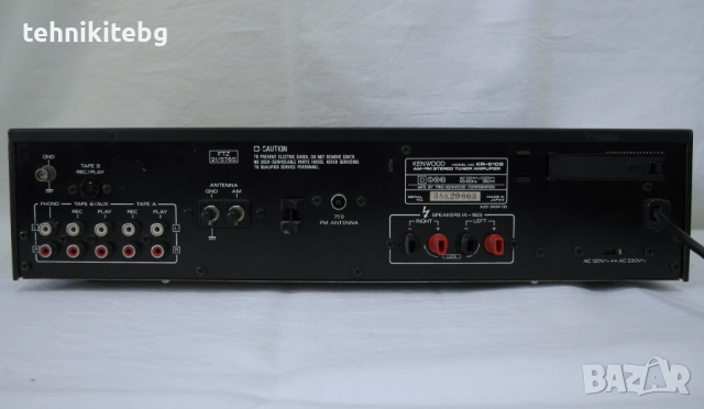 ⭐⭐⭐ KENWOOD KR-810B ⭐⭐⭐ ​Рядък ретро ресивър с 12 станции памет, 2 х 45/30 вата, снимка 5 - Ресийвъри, усилватели, смесителни пултове - 23864276