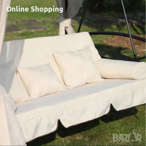 Луксозна градинска шатра с люлка и функция сън за пълен релакс, снимка 8 - Градински мебели, декорация  - 53327292