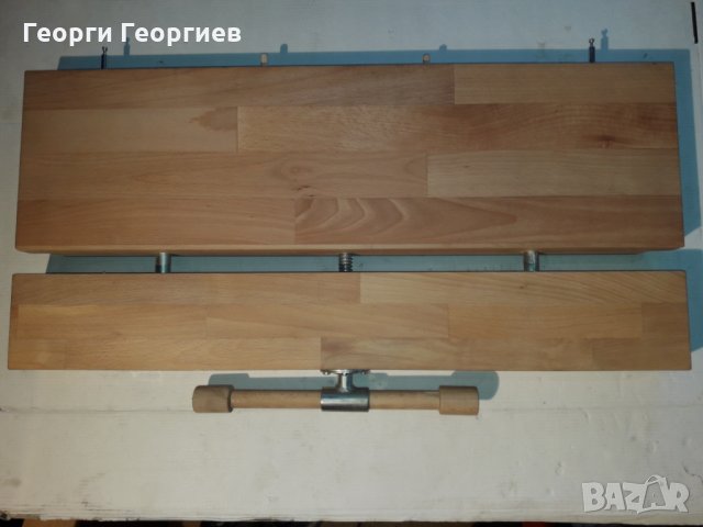 Workbench/Работна маса с тезгях/менгеме от бук - IKEA UDDABO, снимка 10 - Маси - 27678989