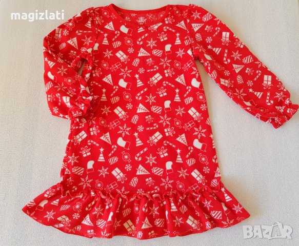 Коледна рокля Carter*s 5 години, снимка 2 - Детски пижами - 27007645