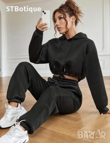 🖤 Дамски комплект суичър и джогери – STBoutique 🖤, снимка 5 - Спортни екипи - 51940717