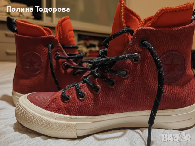 Червени кецове Chuck Taylor Converse, размер 36.5 , снимка 16 - Кецове - 44005193