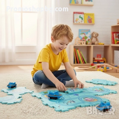 Образователен пъзел - писта 25 части , включени 3 колички, , снимка 10 - Образователни игри - 51677534