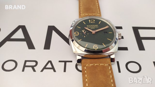 Мъжки часовник PANERAI RADIOMIR GMT - 45MM механичен клас 5A+, снимка 4 - Мъжки - 28262445