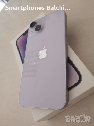 iPhone 14 Purple/256gb/100🔋 battery health , снимка 5 - Apple iPhone - 53363853