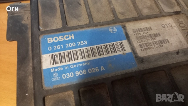 Компютър за Фолксваген Поло 91-93г. 0 261 200 253 / 030 906 026 А, снимка 2 - Части - 53394730