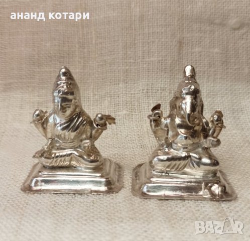 1-Ганеша и Лакшми Сребро , снимка 1