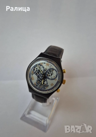 Часовник Swatch хронограф с 22 камъка,, снимка 5 - Мъжки - 52585102