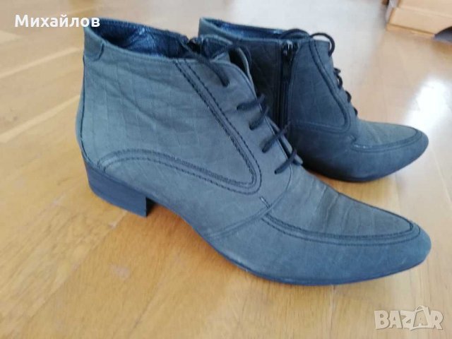 Есенни остри кожени боти, снимка 3 - Дамски боти - 28680696