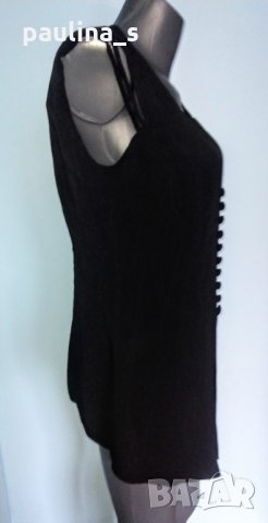 Три броя / Дизайнерска туника от ацетатна коприна и лен, за повод , снимка 5 - Туники - 28294419