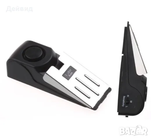 Стопер за врата с вградена аларма Door stop alarm, модел DS080W  TV984, снимка 3 - Други стоки за дома - 48868412