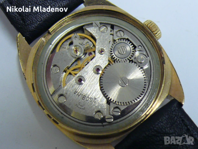 Съветски РАКЕТА Позлатен Мъжки ръчен часовник, работещ, снимка 17 - Мъжки - 51947231