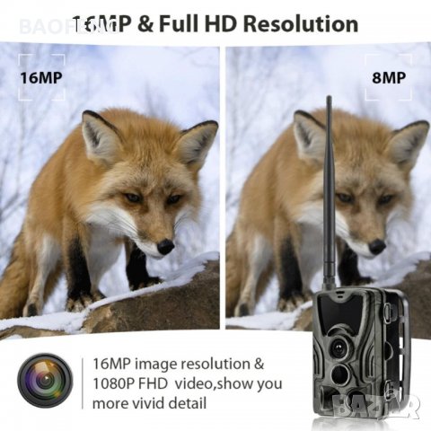 Ново HC 801 Фотокапан Suntek 16MP 1080P 801G 3G версията Ловна камера Нощно виждане, Full HD,, снимка 12 - HD камери - 37516865