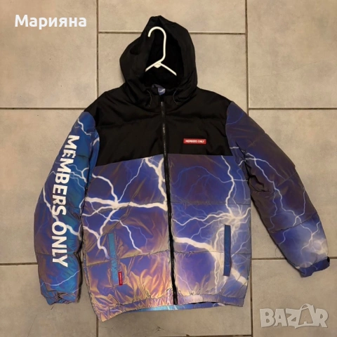 Мъжко стилно яке MEMBERS ONLY размер М, снимка 3 - Якета - 53416763