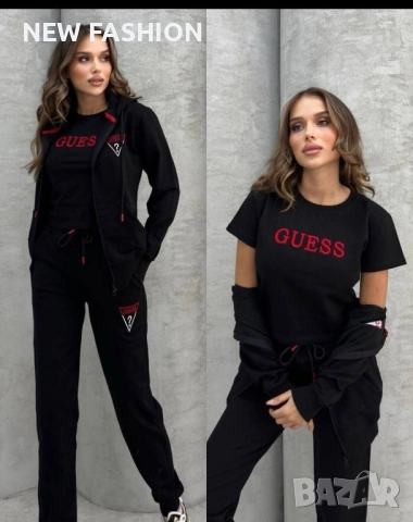 Дамски Комплекти - 3 Части - лого Бродирано ✨Guess, снимка 3 - Спортни екипи - 52323456