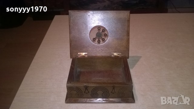 КРАСИВА КУТИЯ-13Х11Х5СМ-ВНОС ФРАНЦИЯ, снимка 4 - Колекции - 27387401